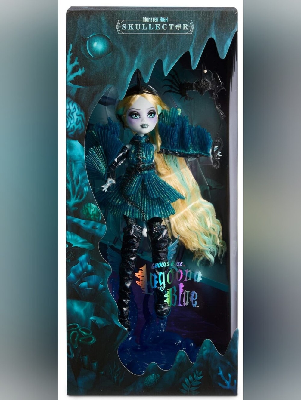 Monster High Skullector Ghouls Rule Lagoona Blue Doll NIB